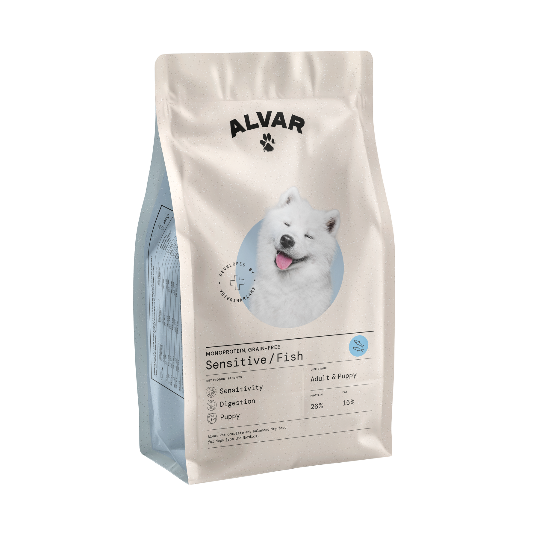Alvar Pet Sensitive/Fish tørfoder 2 kg