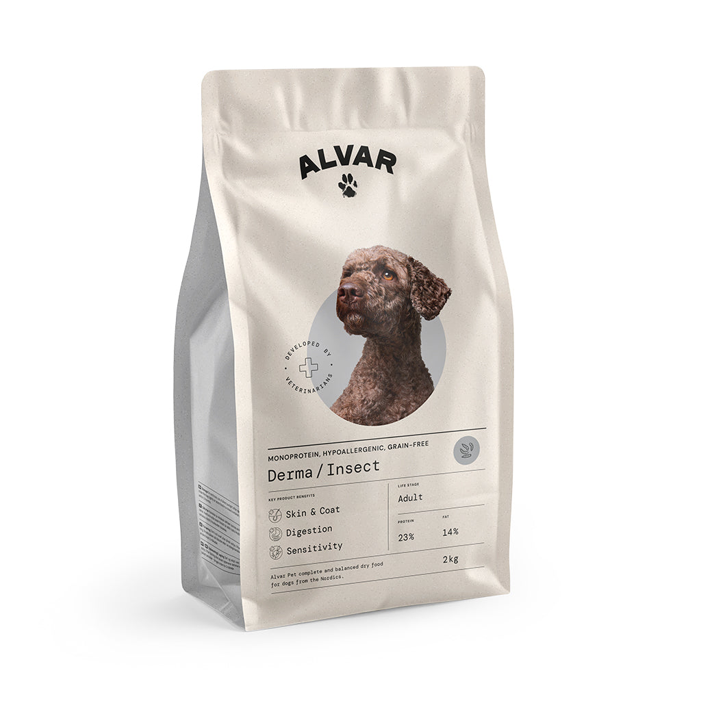 Alvar Pet Derma/Insect tørfoder 2 kg 