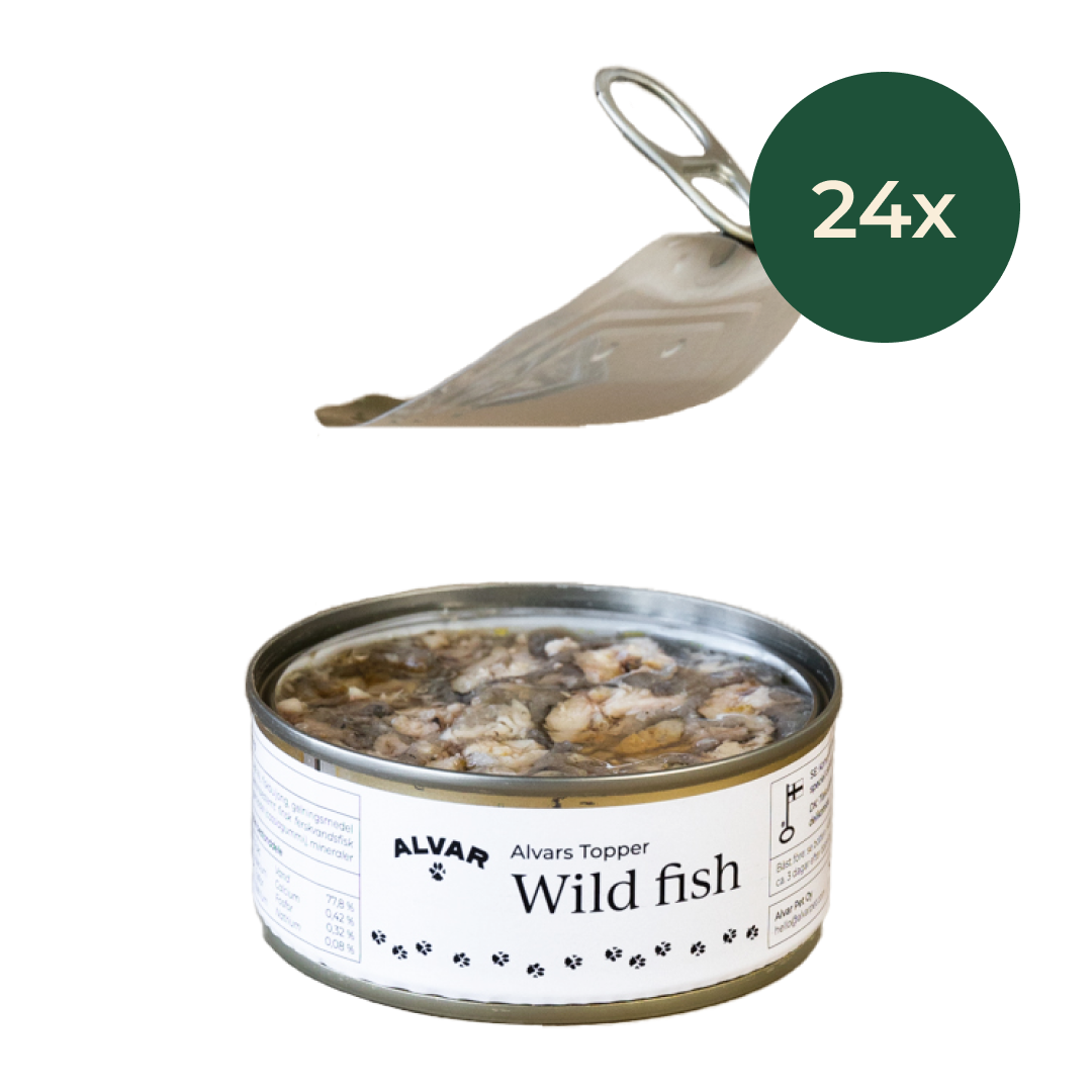 Alvar's Topper Wild fish, 150g (24-pack)