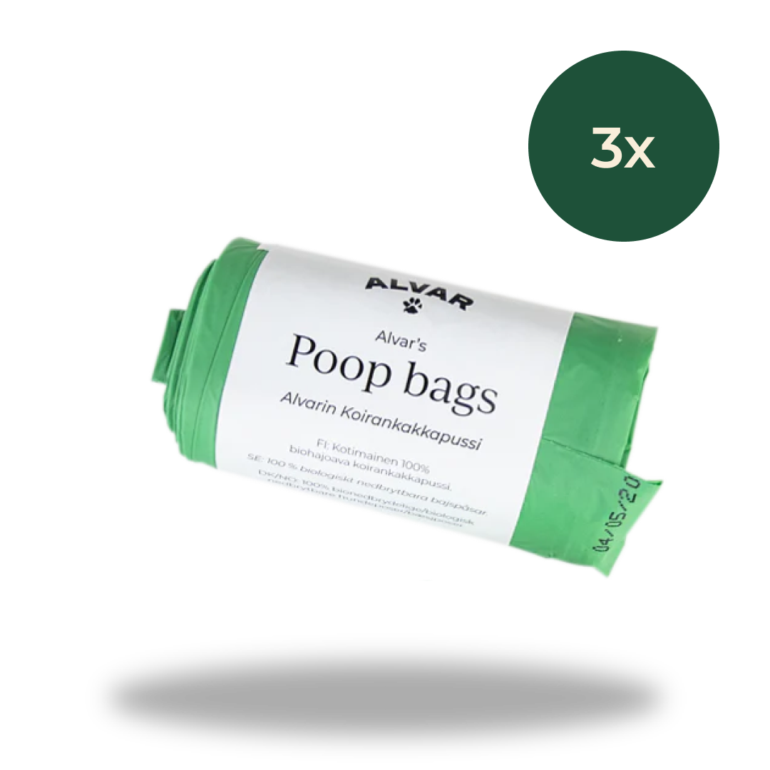 Alvar's poop bags (3-pack)